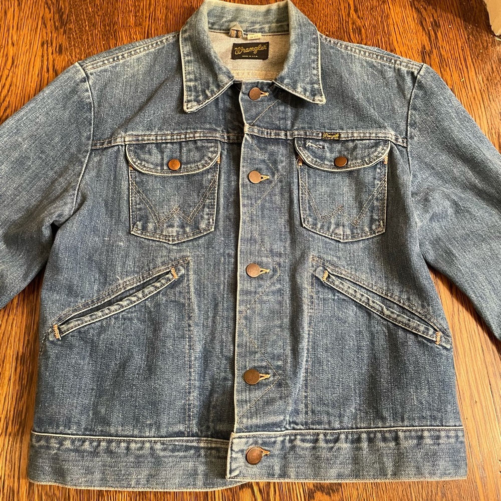 Vintage Selvedge Wrangler Denim Jean Jacket